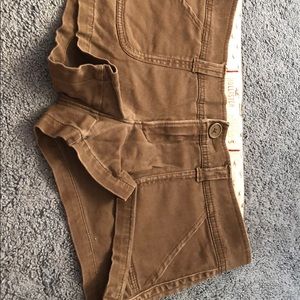 Brown Hollister shorts